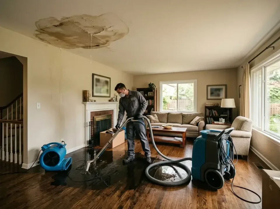 attic-pipe-burst-ceiling-drip-008 — frequently asked questions, Water Damage Restoration & Carpet Care in Russell Springs, KY